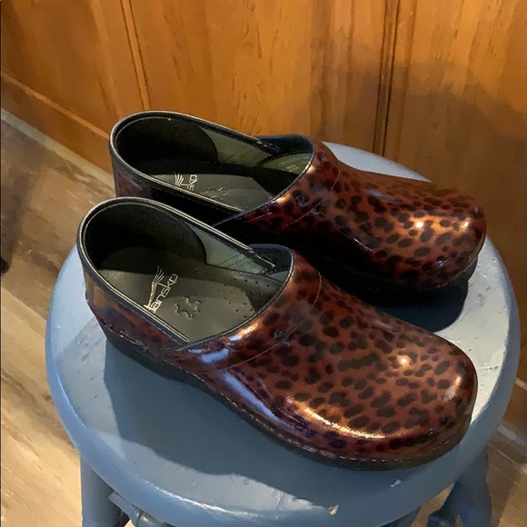 Dansko Shoes - Dansko animal print clogs